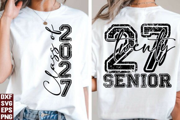 Class of 2027 PNG Senior 2027 PNG Graphics