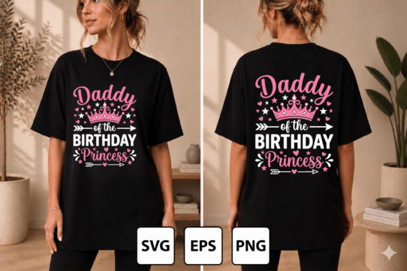 Daddy of the Birthday Princess Graphics
