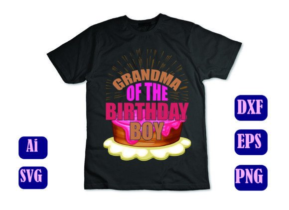 Grandma of the Birthday Boy 2026 Graphics